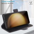 thumbnail image 4 of Funda de piel tipo cartera KeziHome para Galaxy S24 con bloqueo RFID, 4 of 7