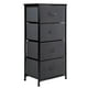 thumbnail image 1 of Comoda Cajonera de 4 Cajones Mueble Organizador Tela Madera gris M, 1 of 5