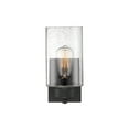 thumbnail image 3 of Trade Winds Edgewood Wall Sconce in Matte Black, 3 of 5