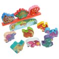thumbnail image 2 of 1 Set Wooden Stacking Blocks Toy Animal Balance Game Toddler Stacking Toy (Dinosaur), 2 of 9