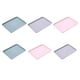 thumbnail image 2 of Matsuzay Bandeja plástica rectangular fácil de limpiar para las bandejas rectangulares plásticas diarias de la cocina de la bandeja del té Mostrada pequeño rosa, 2 of 6