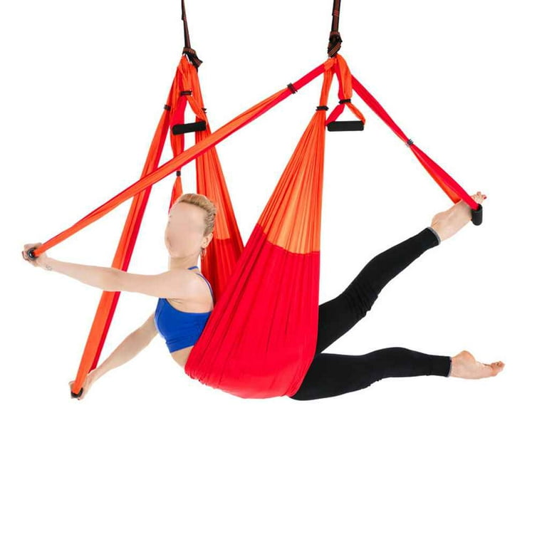 Aerial Yoga Swing Flying Hammock Set Anti-Gravity 6 Hand Grip