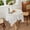 White, variant on Meggemo Rectangular Polyester Tablecloth Multi Functional Table Cover Dustproof Stain Resistant Home Decor Cloth 55.12x39.37 Inch