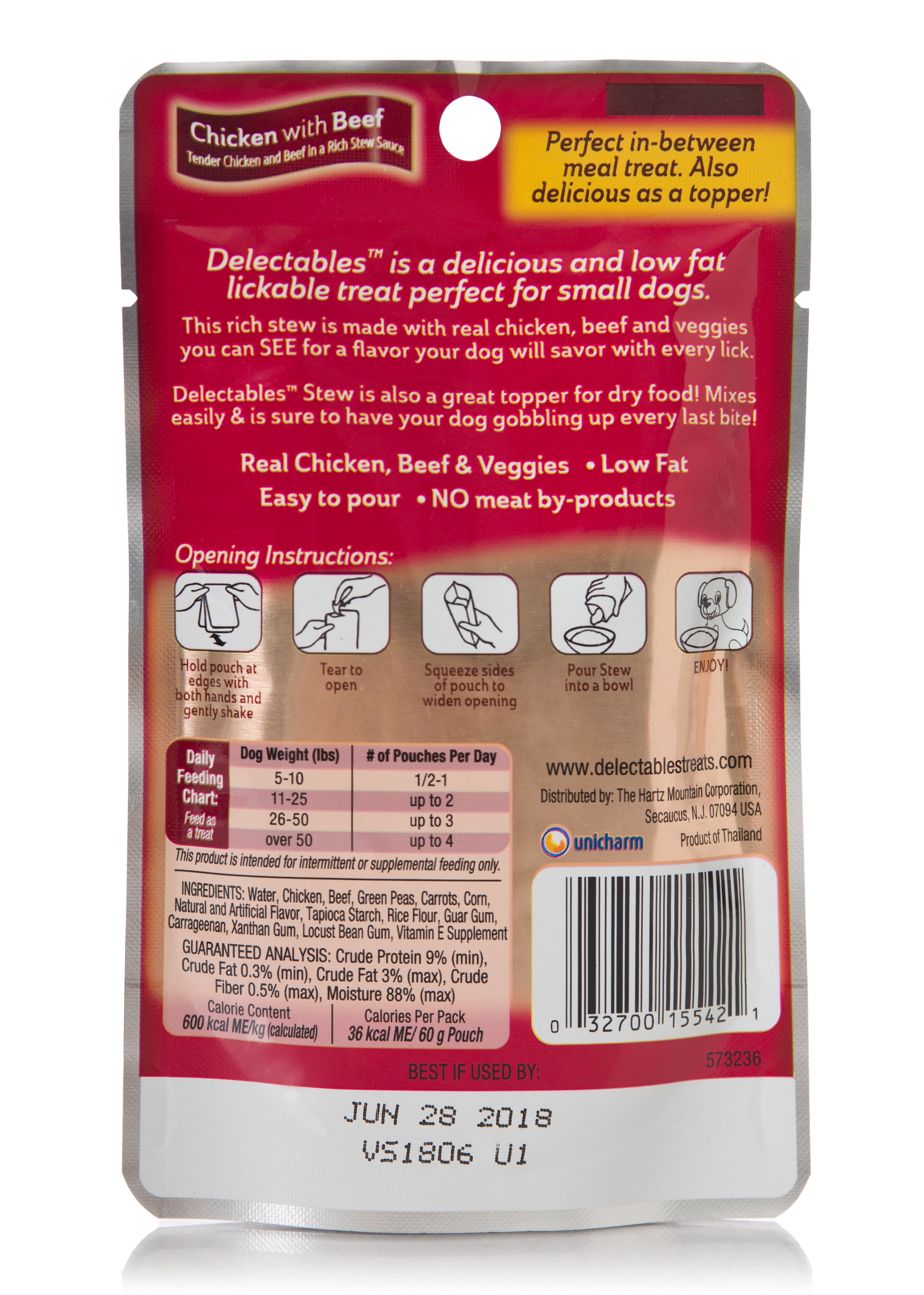 Hartz Delectables™ Stew Lickable Treat Chicken with Beef