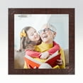 thumbnail image 4 of 23x23 Brown Mahogany Veneer Real Wood Picture Frame Width 1.5 inches | Interior Frame Depth 1, 4 of 8