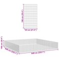 thumbnail image 4 of vidaXL Free Range Animal Enclosure 48-Panel 54x100 cm Galvanised Iron, 4 of 5