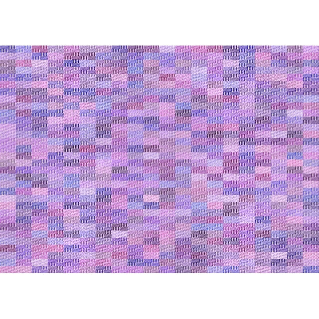 Ahgly Tapis Rectangulaire Lavable en Machine Mauve Violet, 5 Pieds x 8 Pieds