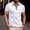 White, variant on Polo Shirts for Men Short Sleeve Button Tees Shirts Loose Fit Yellow Men's Fashion