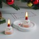 thumbnail image 5 of Decoraciones navideñas, adornos navideños, regalos navideños. Vela aromática invernal con ambiente de copo de nieve. Venta al por mayor de velas navideñas pequeñas de regalo (2 unidades)., 5 of 6