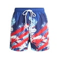 thumbnail image 5 of Way to Celebrate Men's & Big Men's Americana Swim Trunks, Sizes S-3XL, 5 of 5