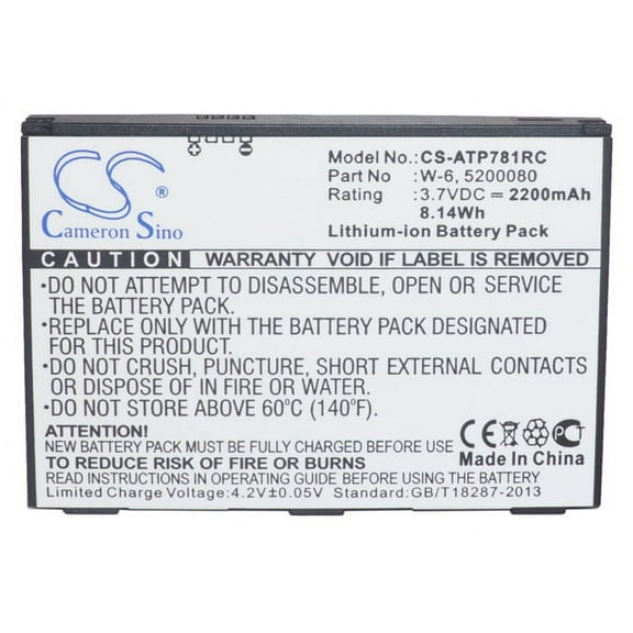 Hotspot Battery for AT&T 5200080 W-6 W6 Netgear Aircard 781S Unite Pro 4G LTE