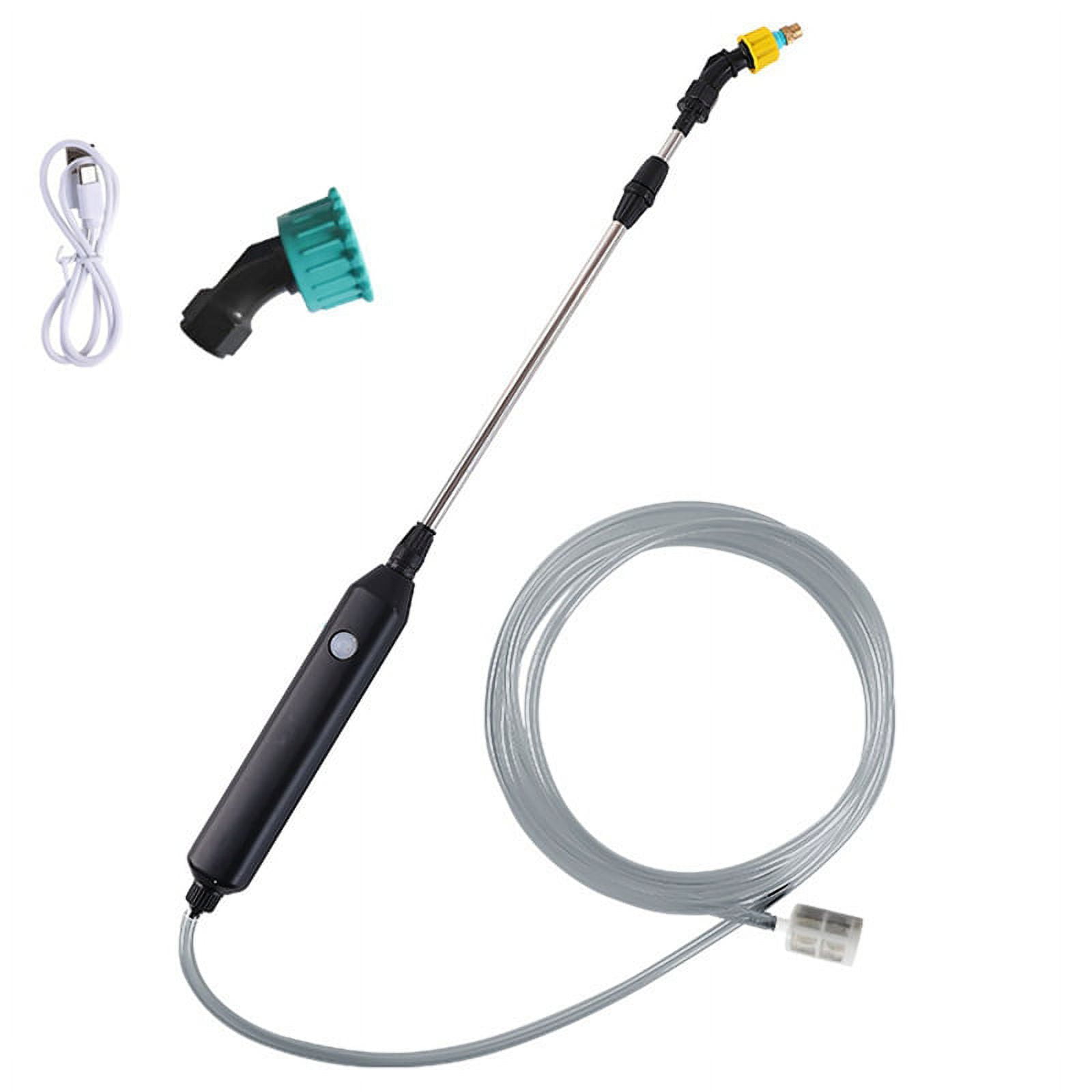 Electric Garden Sprayer, Portable Battery Powered Watering Wand, Rechargeable Plant Mister with Telescopic Wand