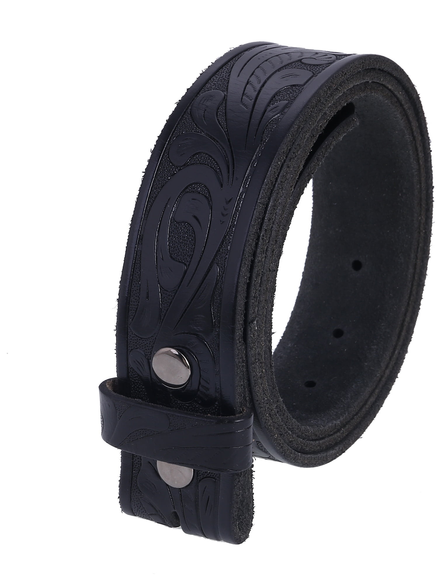 Men's Genuine Leather Metal Buckle Casual Dress Comfort Jean Belt Black M L XL 