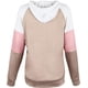 thumbnail image 5 of Sudaderas con capucha de bloque de color para mujer, sudadera de manga larga, jersey, túnica, tops con bolsillo para niñas y adolescentes Xemadio WRMH-135-23, 5 of 7