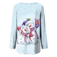 thumbnail image 5 of Blusas Navideñas Para Mujer Blusas de Manga Larga Camisas Tipo Túnica Informales Con Cuello Redondo Odeerbi ODB183188, 5 of 5