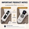 thumbnail image 4 of MaxKare Heated Throw Blanket, Electric Blanket with 6 Heating Levels & 4H Auto-off, Machine Washable, 50" x 60", Linen & White, 4 of 11