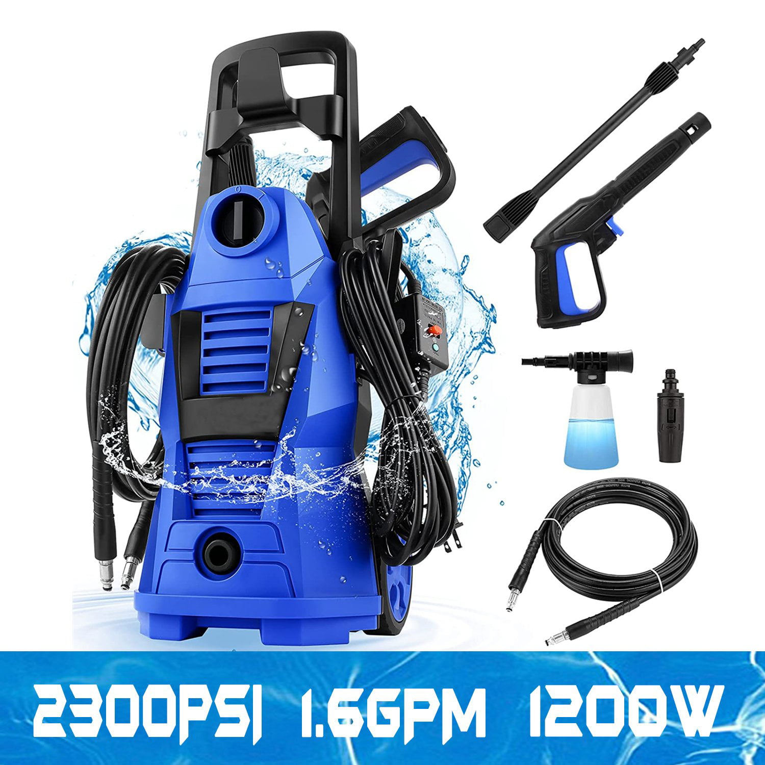 Details about   3800PSI 3.0GPM Electric Pressure Washer 2000W Water Cleaner Machine Sprayer USA 