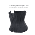 thumbnail image 2 of Corset Faja Colombiana Velvet Moldeadora Reloj de Arena Negro M, 2 of 8