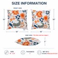thumbnail image 5 of YLLN 18x18 in Outdoor Throw Pillows Set of 2, Waterproof & Fade-Resistant, Decorative Cushion With hidden zipper, for Patio Furniture (Sunflower), 5 of 7