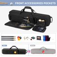 thumbnail image 3 of Funda para Taco de Billar GOBUROS 4 Cuerpos 5 Varillas Bolsa Suave Negra, 3 of 7