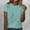 #001-Green, variant on Womens T Shirts Short Sleeve Crewneck Striped Printed Casual Blouses Gifts For Women