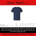 thumbnail image 2 of BELLA + CANVAS EcoMax T-Shirt for men, Short Sleeve Classic Crewneck Shirt, Navy Tee, M, 2 of 5