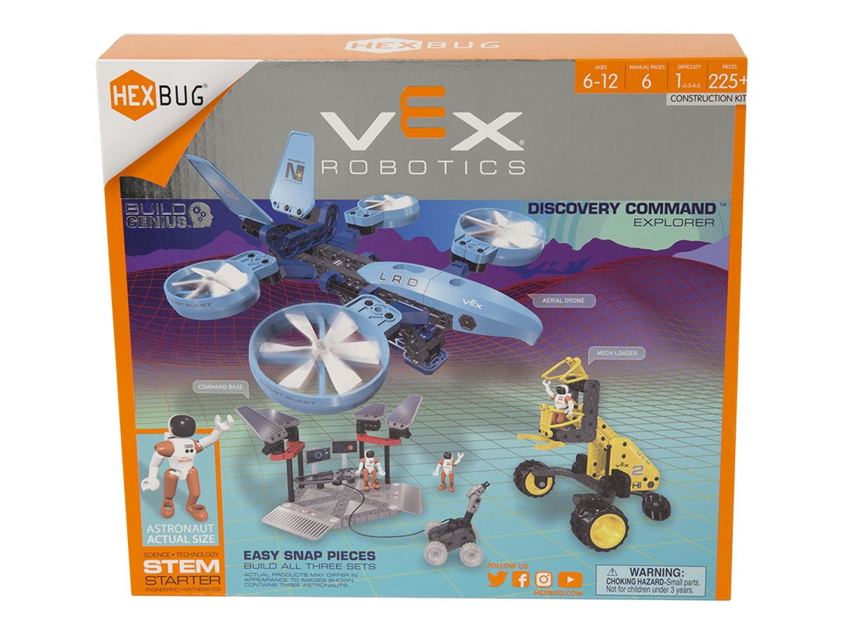 HEXBUG Vex Robotics Discovery Command Explorer Stem Starter 225 Pcs 606 for sale online 
