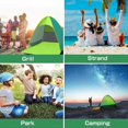 thumbnail image 4 of Beach Shelter, Portable Extra Light Beach Tent, Sun Shelter for 2-3 persons, Including Carrying Bag and Tent Pegs, UV Protection, Beach Tent for Famil, 4 of 4
