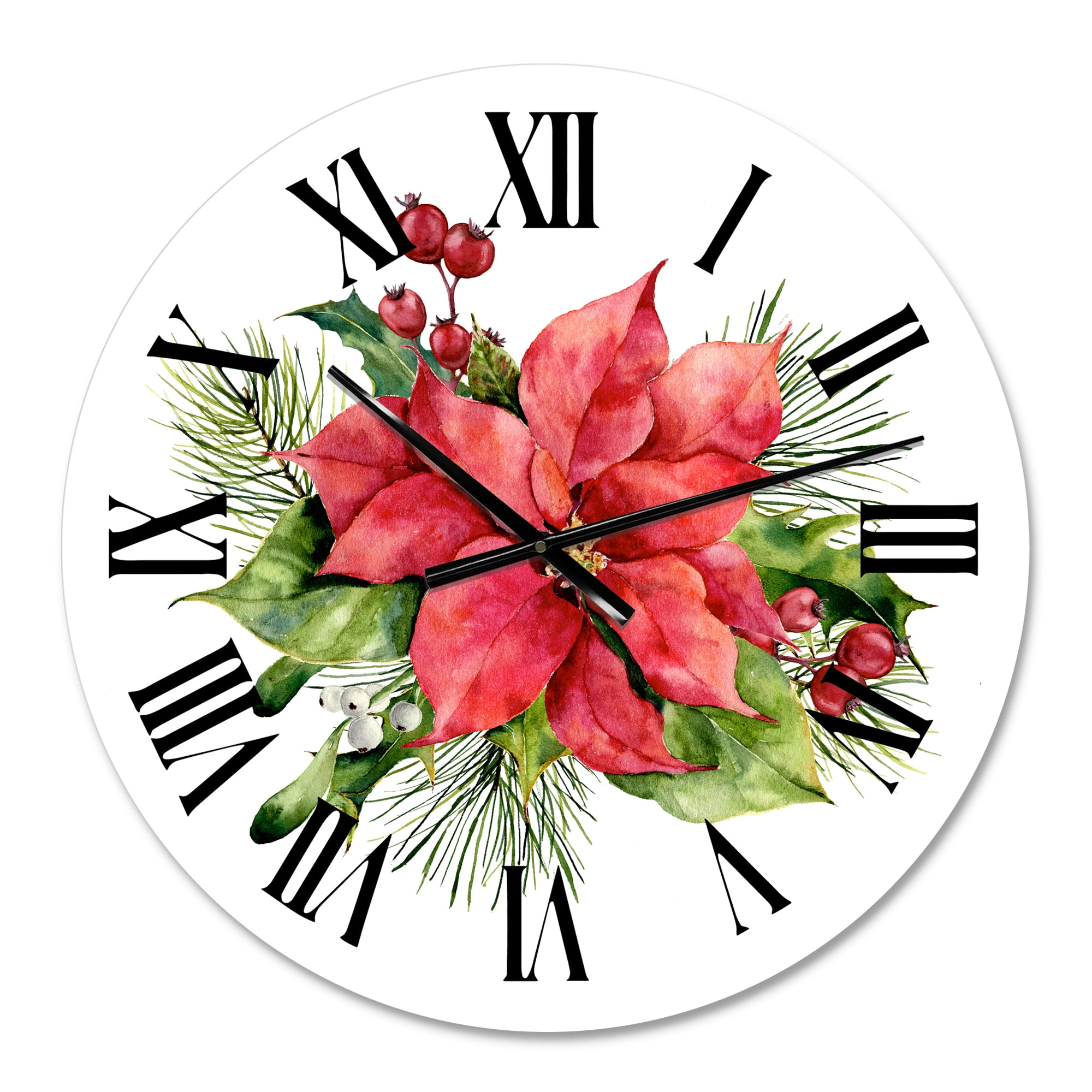 Designart 1 in Quartz Traditional Wall Clock