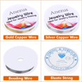 thumbnail image 4 of Jewelry Making Tools Kit, Jewelry Making Supplies Wire Wrapping Kit with Beading Needles, Jewelry Pliers, Elastic String and Earring Findings for Jewelry Necklace Repair, 4 of 5
