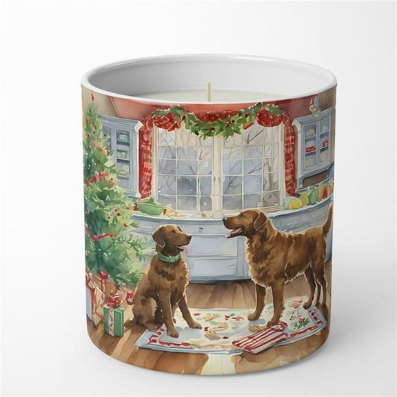 10 oz Chesapeake Bay Retriever Christmas Cookies Decorative 100 Percent Soy Candle