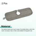thumbnail image 3 of Uxcell 2pcs Sink Splash Guard,Microfiber Faucet Absorbent Mat Sink Faucet Mat Sink Drip Catcher Grey, 3 of 5
