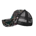 thumbnail image 4 of Lroveb Women Men Baseball Caps Sequins Breathable Beach Adjustable Cap Hip Hop Hat Sun Trucker Hat, 4 of 8