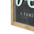 thumbnail image 3 of Crystal Art Gallery Love Makes A Family Typography Print, Black and White, 3 of 7