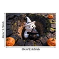 thumbnail image 3 of Nnndbs Halloween Optical Illusion Rug, 3D Visual Trap Floor Mat, Non Scary Carpet for Entryway Living Room Home Halloween Decor, 3 of 7