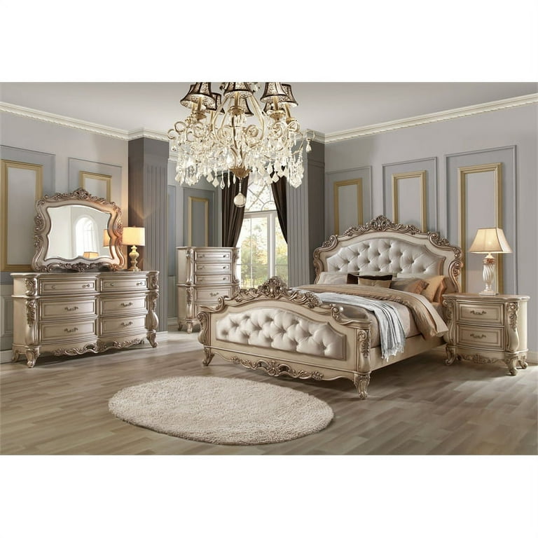 Cream queen bedroom set online