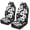 Black Hibiscus, variant on XYZCANDO Sea Turtle Car Front Seat Covers Set of 2 Hawaiian Automobile Front Seat Covers Removable Automotive Accessories Suitable for Most Cars,SUV,Sedan