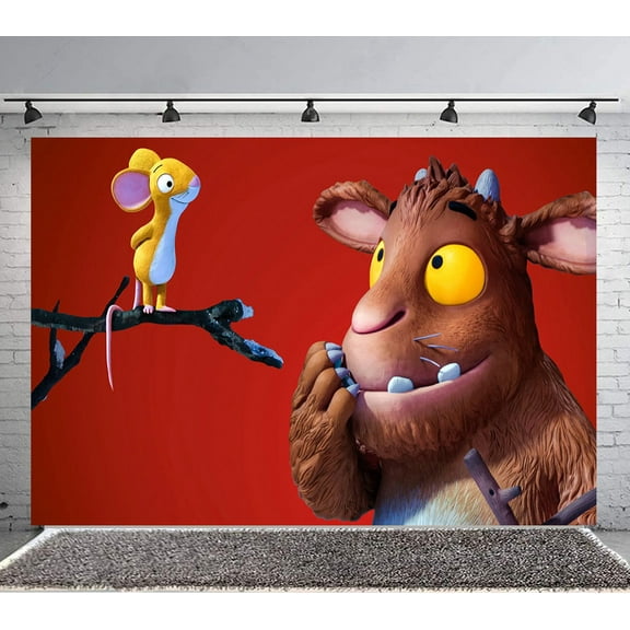 Gruffalo Backdrop Banner Party Supplies Poster Movie Theme Background for Photography Birthday Decorations