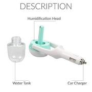Car Air Humidifier Diffuser Essential oi l Aromatherapy Ultrasonic Aroma mis t Air Purifier