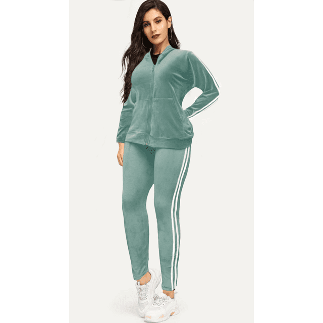 Conjuntos Deportivo Casuales Mujer Legging Y Sudadera Stretch