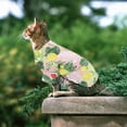 thumbnail image 6 of Cat Shirt Clothes Spring Summer Beach Printed Cat T-shirt Vest Floral Cats Dogs T-Shirt Coat Puppy Costume Pet Clothing, 6 of 6
