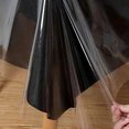 thumbnail image 4 of Xiao Hua Mantel transparente - 55×55 pulgadas, 1 pieza, impermeable, para mesa cuadrada, protector de mesa cuadrada para comedor en casa, estilo B, 4 of 5