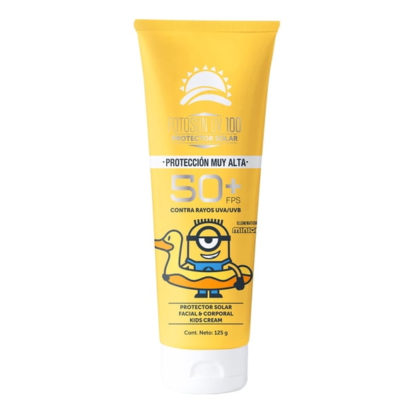 Protector Solar Fotosun UV 100 Crema Facial y Corporal Minions 125g