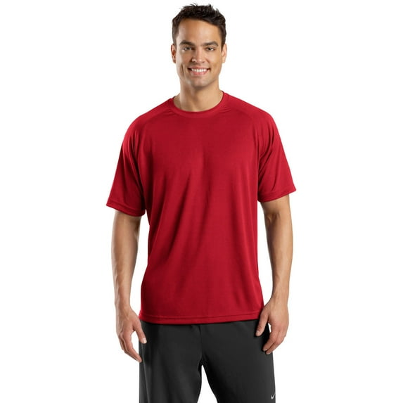 Sport-Tek T473 Short Slv Mens Dry Zone T-Shirt - True Red - Medium