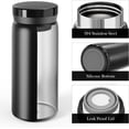 thumbnail image 5 of Mini insulated mug - Cup - thermos bottle - thermal jug - thermal cup - Suitable for drinks, coffee, tea - Stainless steel - Black, 5 of 5