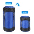 thumbnail image 4 of Uxcell Compression Stuff Sack, 35L XL Size Waterproof Sleeping Bag, Blue, 4 of 6