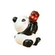thumbnail image 5 of Estatua de animal de mesa, decoración del hogar, pequeña colección de figuras de animales de resina para Panda, 5 of 9