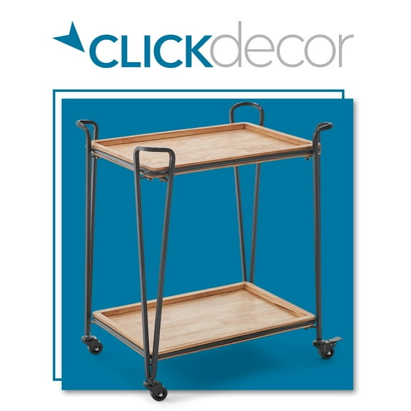 ClickDecor Cooper Bar Cart Black