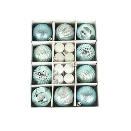 

Tuscom Decorative Balls Clearance Christmas Ball Gift Box Set Christmas Tree Pendant 3cm6cm/26pcs Christmas Decorations