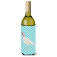 thumbnail image 1 of "Treasures Beltsville Small White Turkey Hen Blue Check - Botella decorativa para botella, 750 ml, multicolor" Caroline's Treasures BB8163LITERK, 1 of 1